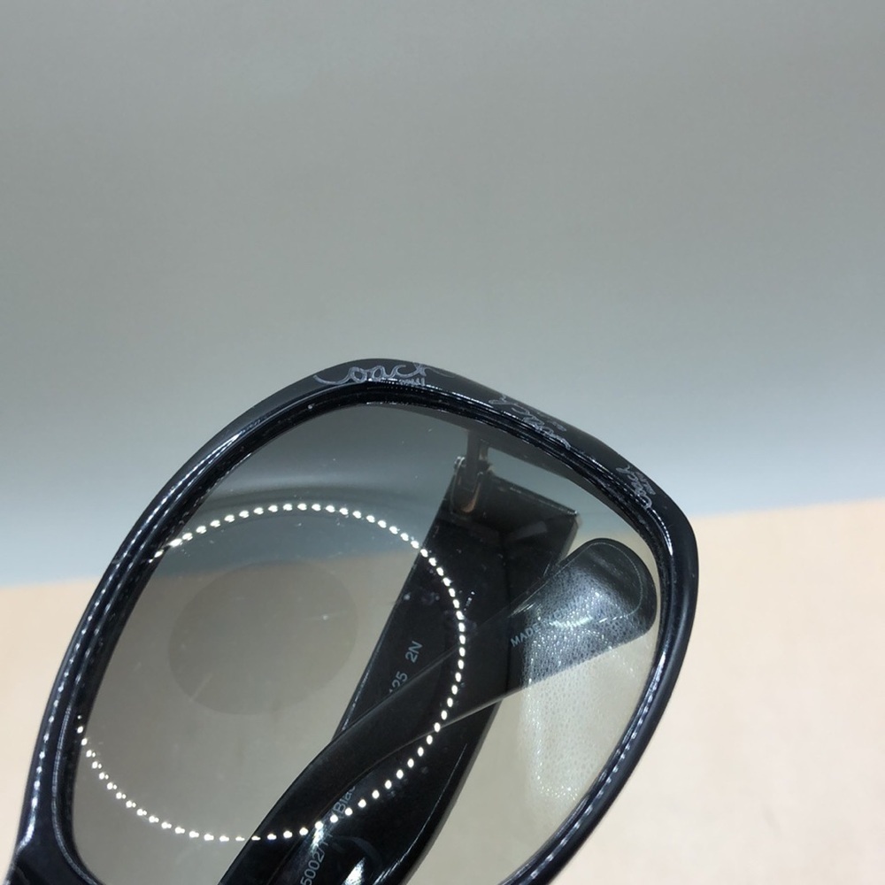 Coach 8028 Taryn sunglasses L903 Black 59-15-125 Butterfly Shape w Logo Marks - Picture 4 of 9
